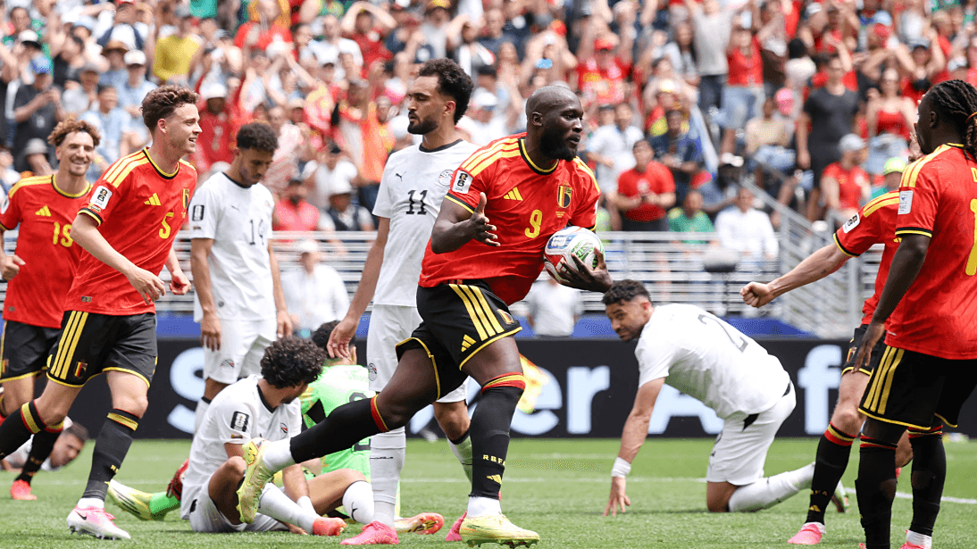 Lukaku góp công giúp Bỉ hòa Ai Cập ở World Cup 2026