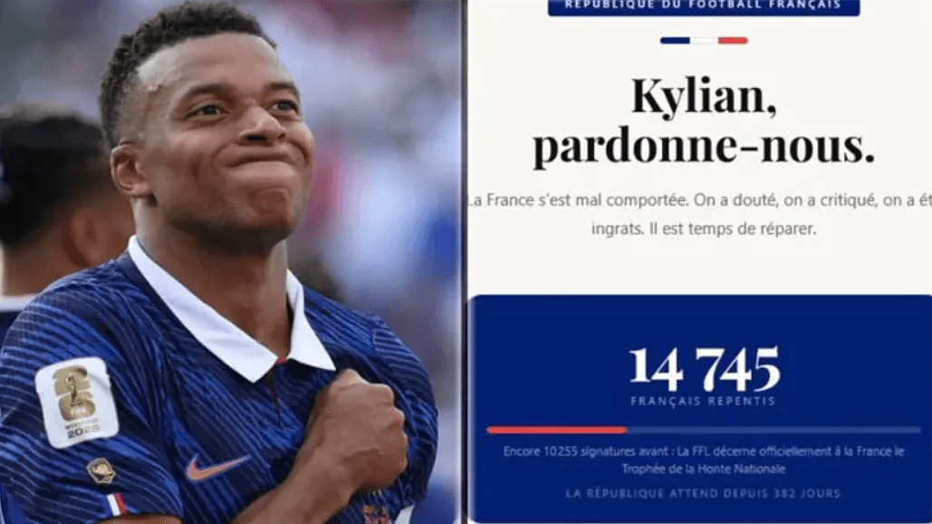 Hơn 14.500 người Pháp xin lỗi Mbappe sau màn tỏa sáng tại World Cup 2026