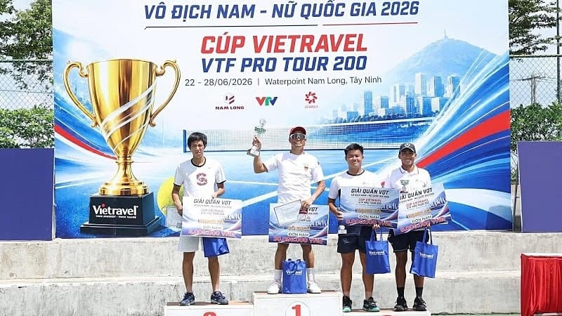 Hoàng Thành Trung: Lão tướng 44 tuổi lên ngôi vô địch quần vợt quốc gia sau 8 năm chờ đợi
