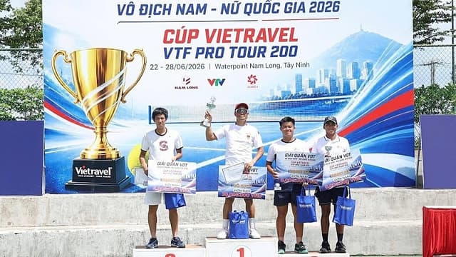 Hoàng Thành Trung: Lão tướng 44 tuổi lên ngôi vô địch quần vợt quốc gia sau 8 năm chờ đợi
